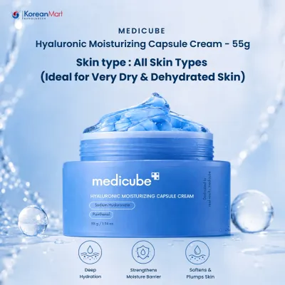 Medicube Hyaluronic Moisturizing Capsule Cream - 55g
